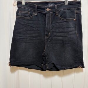 Judy Blue Dark Wash Denim Shorts